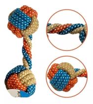 Brinquedo Pet Mordedor Corda Interativo Caes Filhote Adulto