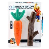 Brinquedo Pet Mordedor Para Cachorro Mastigação Extrema Buddy Toys Linha Nylon Premium Para Cães Pequenos Médios e Grandes