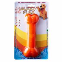 Brinquedo pet osso flex mordedor para cães flutua na água