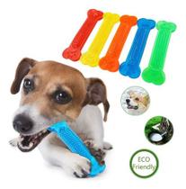 Brinquedo Pet Osso Higiênico Limpa Dentes Pvc Resistente