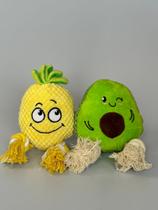 Brinquedo Pet Pelúcia Para Cachorro com Som (Abacaxi ou Abacate) Brinquedo Pet Pelúcia Para Cachorro com Som (Abacaxi ou Abacate)