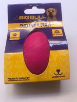 BRINQUEDO PET RESISTENTE para Cachorro em Borracha Macica Aromatizada (PULA E FLUTUA) - formato OVO - BIG BULL