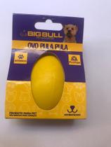 BRINQUEDO PET RESISTENTE para Cachorro em Borracha Macica Aromatizada (PULA E FLUTUA) - formato OVO