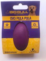 BRINQUEDO PET RESISTENTE para Cachorro em Borracha Macica Aromatizada (PULA E FLUTUA) - formato OVO - BIG BULL