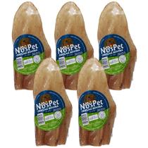 Brinquedo Petisco Mordedor Natural Para Cães Orelha Bovina Nospet 5un Brinquedo Petisco Mordedor Natural Para Cães Orelha Bovina Nospet 5un