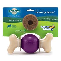 Brinquedo PetSafe Busy Buddy Bouncy Bone para cães roxo M/L