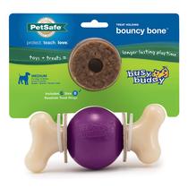 Brinquedo PetSafe Busy Buddy Bouncy Bone para cães roxo médio