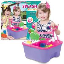 Brinquedo Pia Lava louças com agua Infantil Splash e Clean