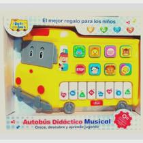 Brinquedo Piano AutoBus Didático Músical Com Luz(Amarelo) Brinquedo Piano AutoBus Didático Músical Com Luz. - toys king