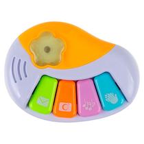 Brinquedo Piano Musical Baby Interativo Com Luz e Sons para Bebe Criança