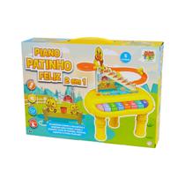 Brinquedo Piano Patinho Feliz 2 em 1 - DM Toys