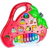 Brinquedo Piano Teclado Infantil Bichos Musical Moranguinho Brinquedo Piano Teclado Infantil Bichos Musical Moranguinho