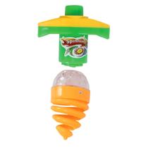 Brinquedo Pião C/ Luz Led Lançador Automático - Pica Pau