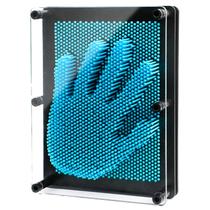 Brinquedo Pin Art ENJSD 3D para crianças e meninos e meninas de 3 anos ou mais, azul