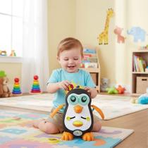 Brinquedo Pinguim Som Luz Infantil Educativo Animalzinho Criança Presente Divertido