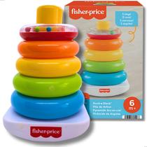 Brinquedo Piramide De Argola Colorido Fisher Price Mattel