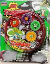 Brinquedo Pista de BayBlade Arena Metal Fusion Pião Infantil Disputas Emocionantes com 2 Lançadores Light Top Tornado Speed Top 5D Anime Duelos