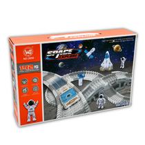Brinquedo pista de carrinho astronauta espaço ,c/ motor a pilha