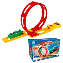 Brinquedo Pista De Carrinho Com Lançador Looping Radical Infantil Corrida