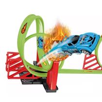 Brinquedo Pista De Corrida Super Track com Loop - 1 carrinho - BR1016 - Multikids