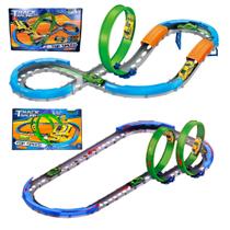 Brinquedo Pista de Corrida Top Speed Loopping 360 Radical Carrinho - Castela
