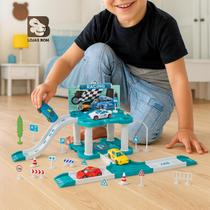 Brinquedo Pista de Estacionamento 40 peças Diversão Infantil Pista de Corrida Pista de Carrinho