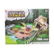 Brinquedo Pista Dinossauro Com 106 Peças Domni Brinquedo Pista Dinossauro Com 106 Peças Domni