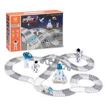 Brinquedo Pista Espacial Astronauta Foguete Espaço 142 peças Brinquedo Pista Espacial Astronauta Foguete Espaço 142 peças