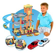 Brinquedo Pista Garagem Faz De Conta Radical Elevador Carrinhos Posto Infantil