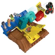 Brinquedo Pista Hot Wheels Demolição Semi Final Mattel