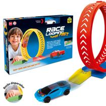 Brinquedo Pista Looping Super Fast com Carro Infantil Brinquedo Pista Looping Super Fast com Carro Infantil