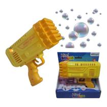 Brinquedo Pistola Bazuka Lança Bolhas de Sabão Blitz Bolhas - Etitoys