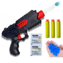 Brinquedo Pistola Dardos 3x1 Lança Bolinhas Em Gel Com Laser - Toys & Toys