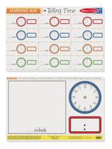 Brinquedo Placemat Melissa & Doug Telling Time Write-a-Mat