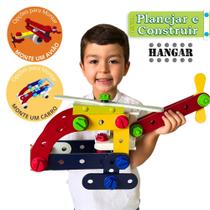 Brinquedo Planejar e Construir Hangar com parafusoscriativo Brinquedo Planejar e Construir Hangar com parafusoscriativo
