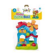 Brinquedo play home ball colorido solapa - maral 1180