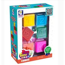 Brinquedo play time soft cubos