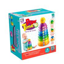 Brinquedo Play Time Torre De Cores Cotiplas Brinquedo Play Time Torre De Cores Cotiplas