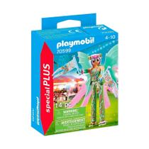 Brinquedo Playmobil Fairy Stilt Walker com asas e bandeiras decorativas Brinquedo Playmobil Fairy Stilt Walker com asas e bandeiras decorativas