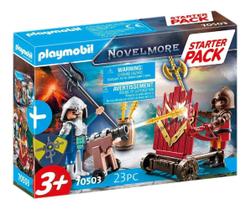 Brinquedo Playmobil Novelmore Duelo De Cavaleiros 70503 - Sunny