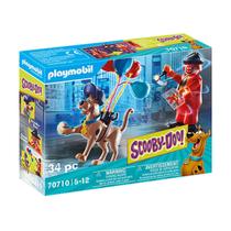 Brinquedo Playmobil Scooby Doo Aventura Palhaco Sunny 70710