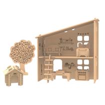Brinquedo Playset Casinha 3D Colorir Pintura 6 Tintas Guaches Aleatórias - 38 peças Xalingo 67832 Brinquedo Playset Casinha 3D Colorir Pintura 6 Tintas Guaches Aleatórias - 38 peças Xalingo 67832