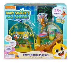 Brinquedo Playset Casinha Baby Shark Luz E Som Sunny 2364
