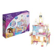 Brinquedo Playset Castelo das Princesas Disney 29 Peças p/ Crianças 3+ Anos Xalingo - 13210 Brinquedo Playset Castelo das Princesas Disney 29 Peças p/ Crianças 3+ Anos Xalingo - 13210