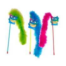 Brinquedo Plumas e Penas Varinha Marabu Show para Gatos - Cores Sortidas Brinquedo Plumas e Penas Varinha Marabu Show para Gatos - Cores Sortidas