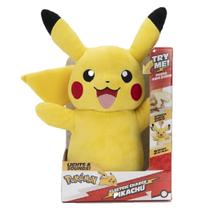 Brinquedo Pokemon Pelucia Pikachu Com Luz E Som 2613 Sunny