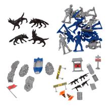 Brinquedo Policia Soldado Plástico Bonecos Ação Variados Brinquedo Policia Soldado Plástico Bonecos Ação Variados