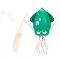 Brinquedo Polvo Elétrico Dançarino Sensor Criança Diversão Cor:Verde