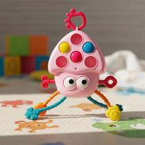 Brinquedo Polvo Sensorial Chocalho Interativo Bebê Infantil Brinquedo Sensorial Chocalho Interativo Bebês