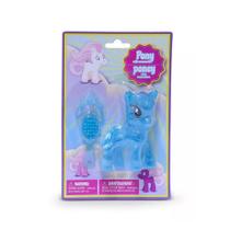 Brinquedo Ponei Glitter Com Acessorio Azul DTC 4750